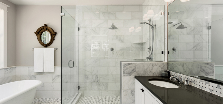 bathroom shower door installation in Miami Gardens